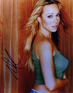 Mariah Carey in-person autographed photo