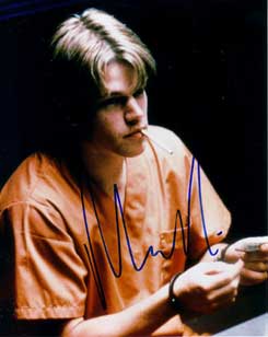 Matt Damon in-person Autographed Photo