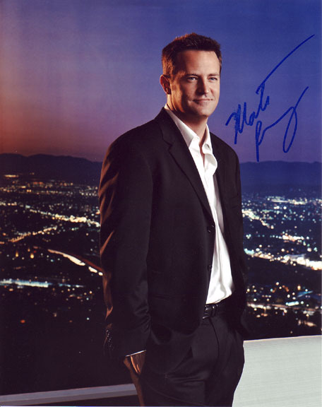 Matthew Perry in-person autographed photo