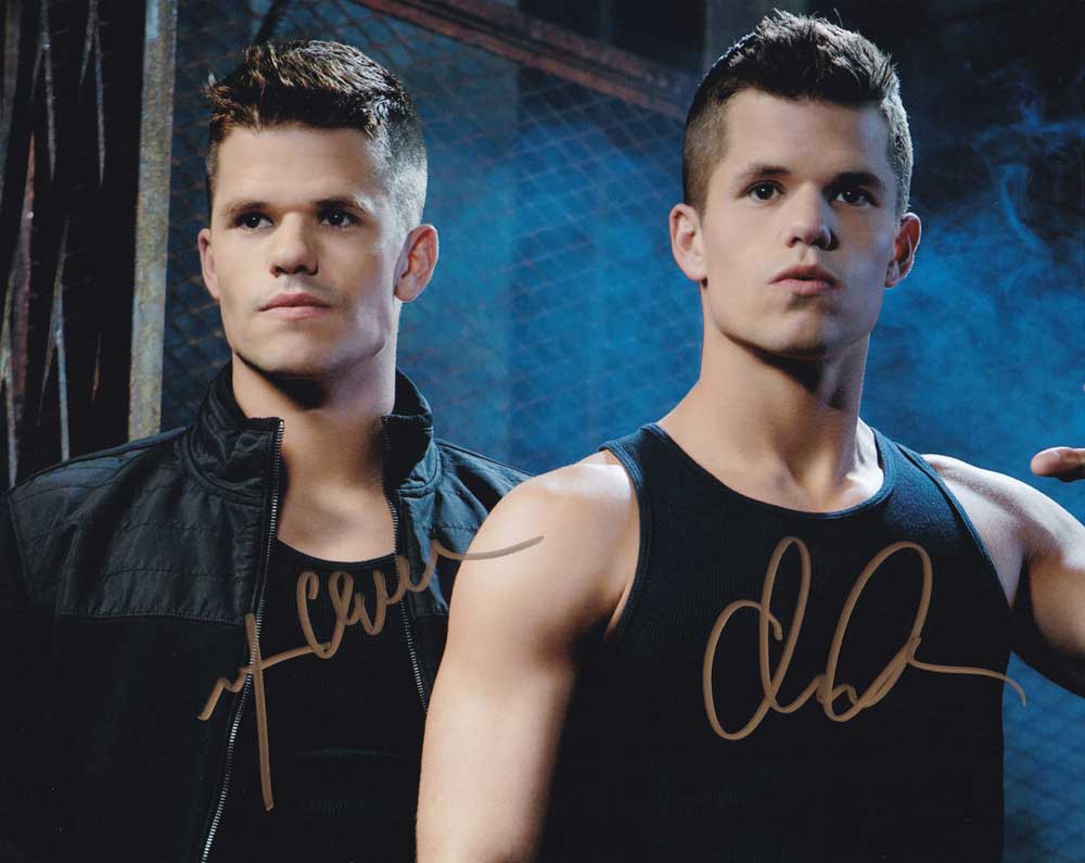 Max and Charlie Carver In-person autographed group Photo