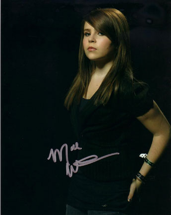 Mae Whitman in-person autographed photo