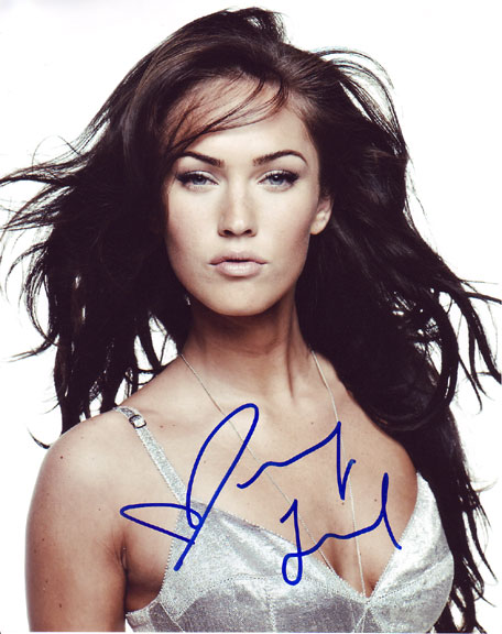 Megan Fox in-person autographed photo