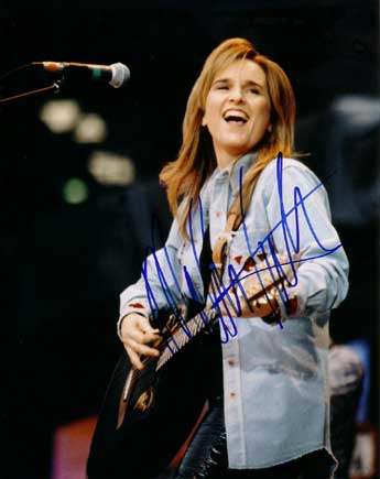 Melissa Etheridge in-person autographed photo
