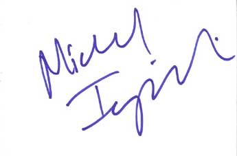 Michael Imperioli Autographed Index Card