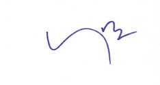 Michael York Autographed Index Card