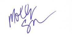 Molly Shannon Autographed Index Card