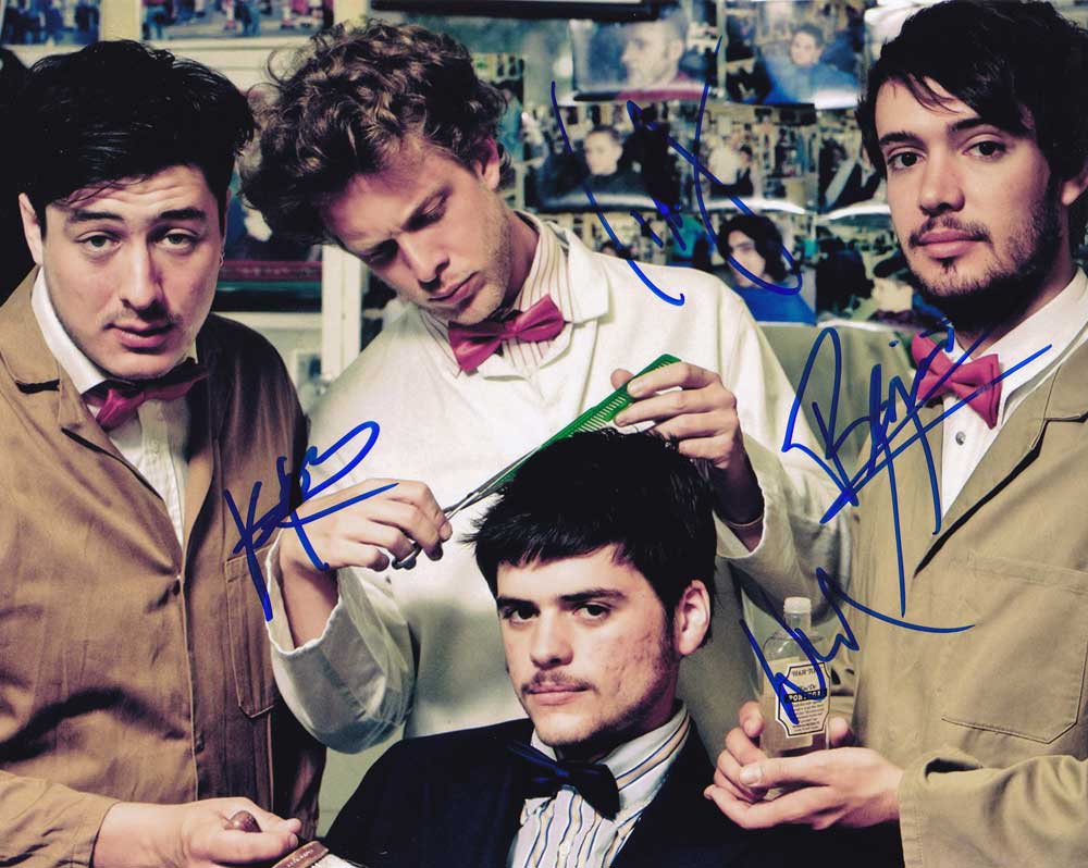 Mumford & Sons In-person Autographed band Photo