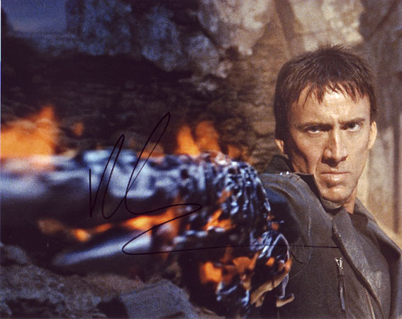 Nicolas Cage in-person autographed photo