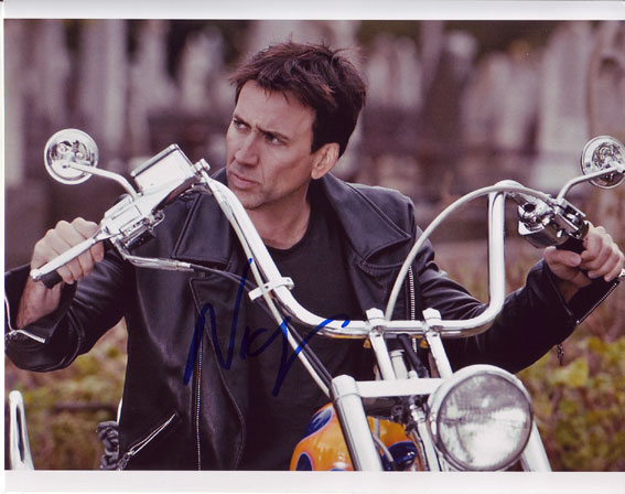 Nicolas Cage in-person autographed photo