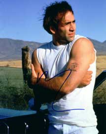 Nicolas Cage in-person autographed photo