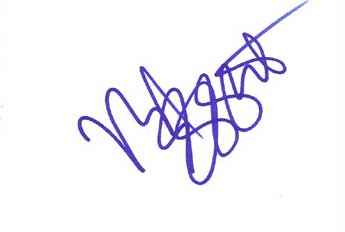 Nicole Eggert Autographed Index Card