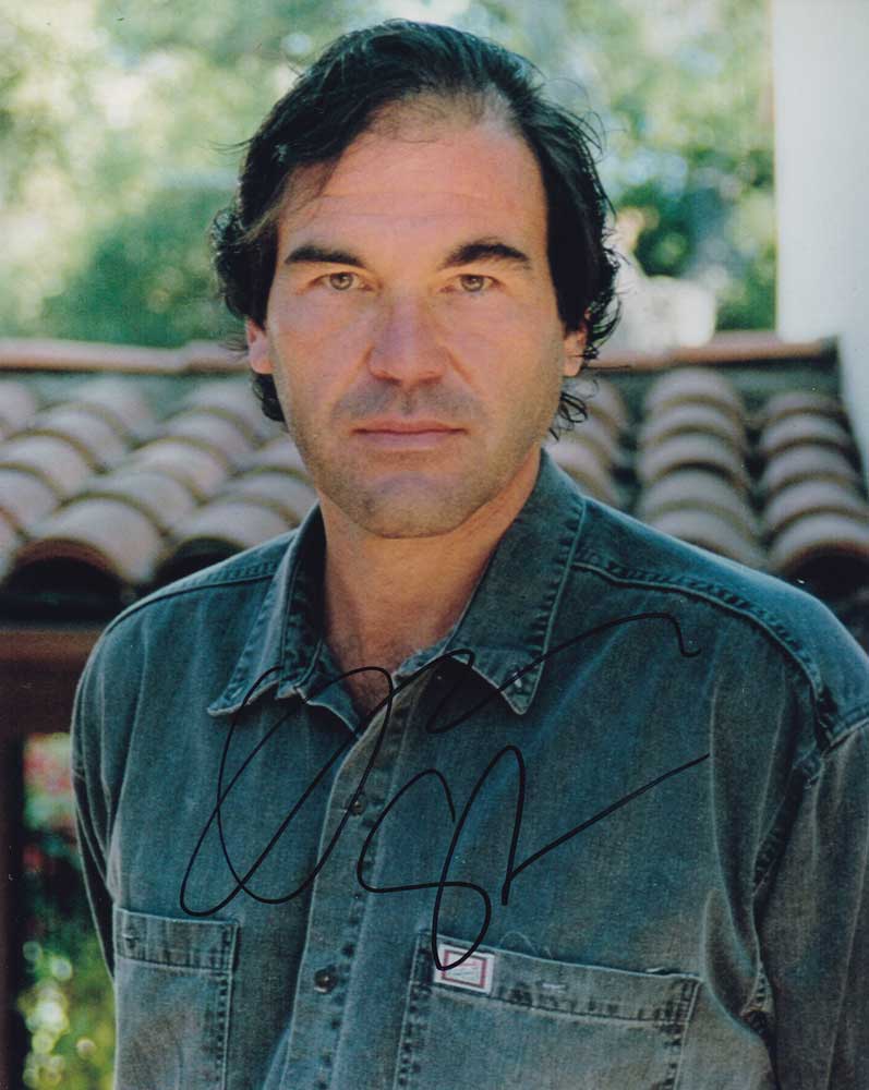 Oliver Stone in-person autographed photo