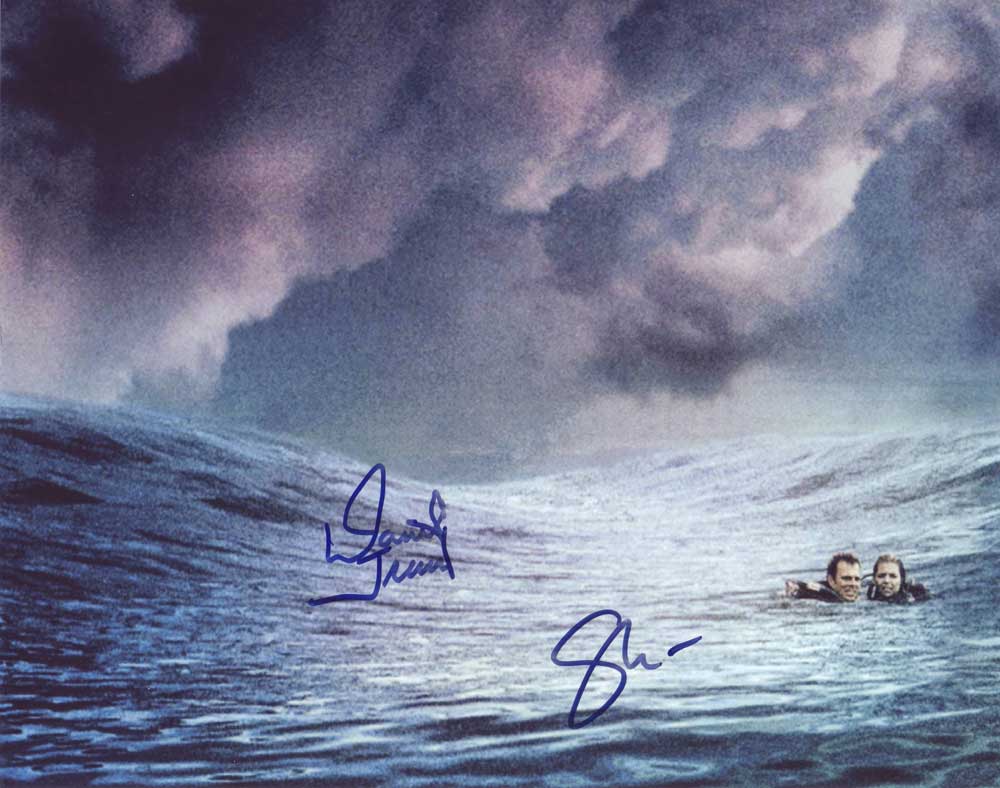 Open Water in-person autographed cast photo