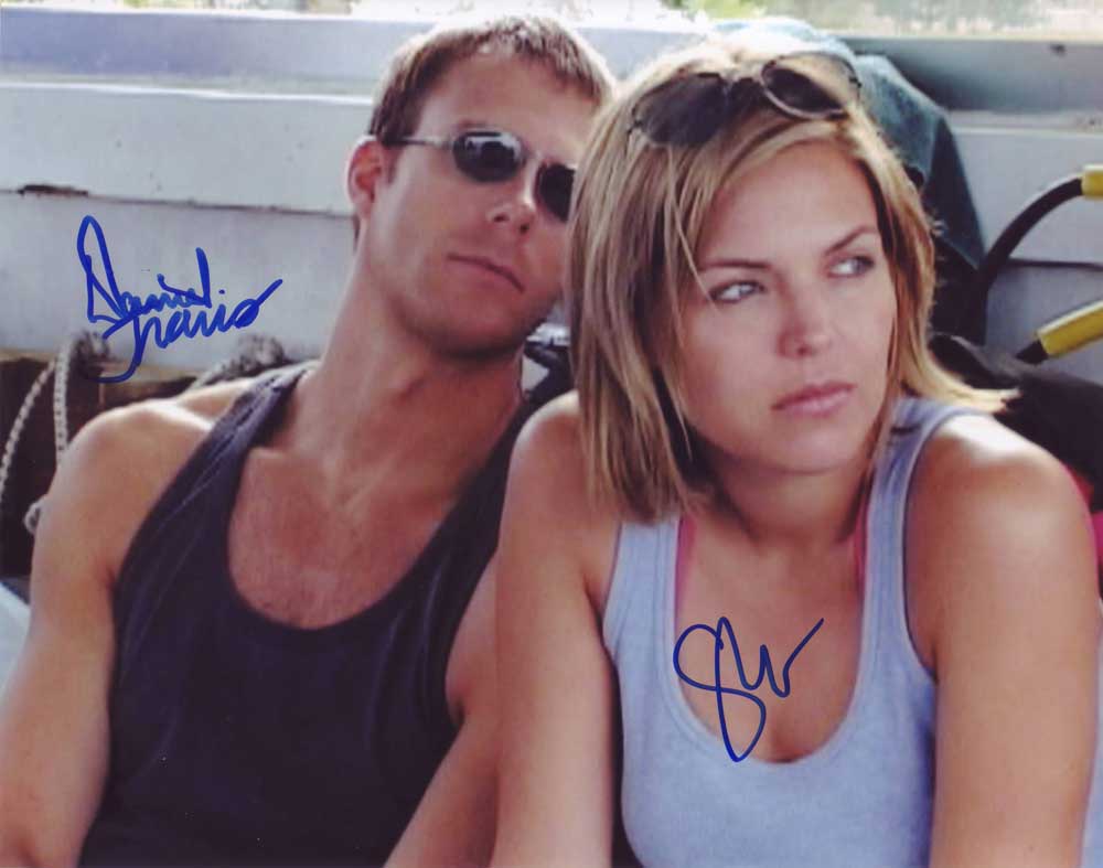 Open Water in-person autographed cast photo