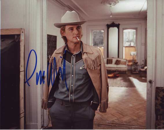 Owen Wilson in-person autographed photo