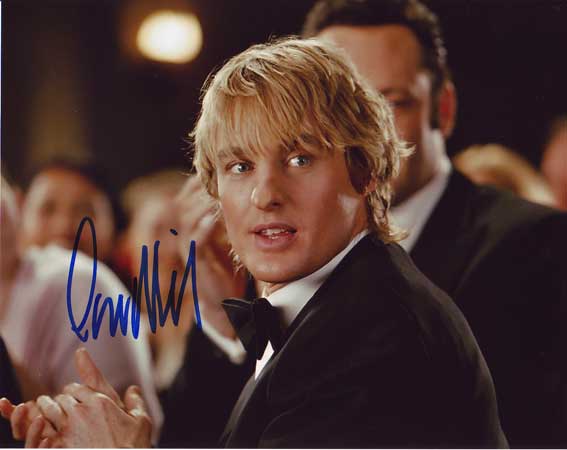 Owen Wilson in-person autographed photo