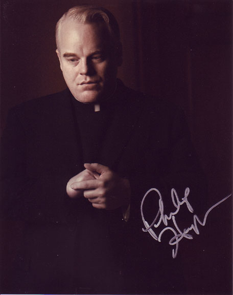 Philip Seymour Hoffman in-person autographed photo