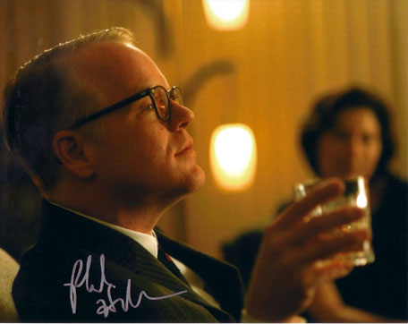 Philip Seymour Hoffman in-person autographed photo