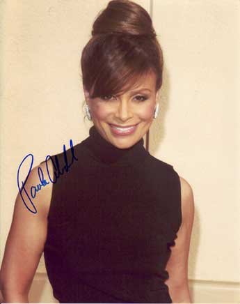 Paula Abdul in-person autographed photo