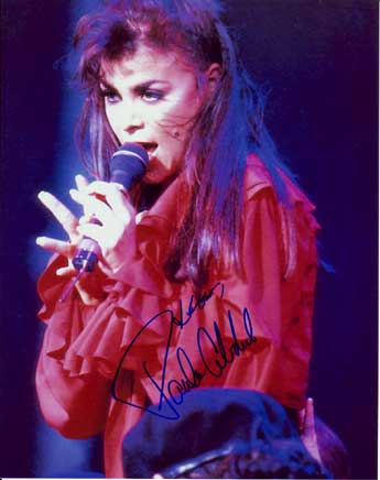 Paula Abdul in-person autographed photo