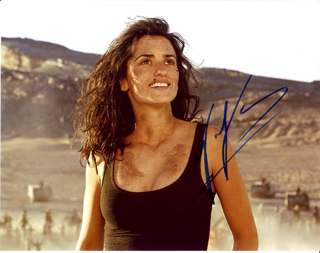 Penelope Cruz in-person autographed photo
