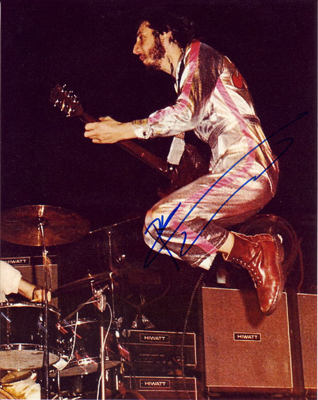 Pete Townshend in-person autographed photo