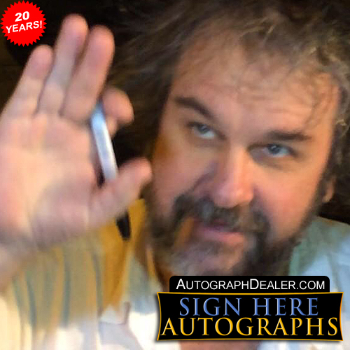 Peter Jackson in-person autographed photo
