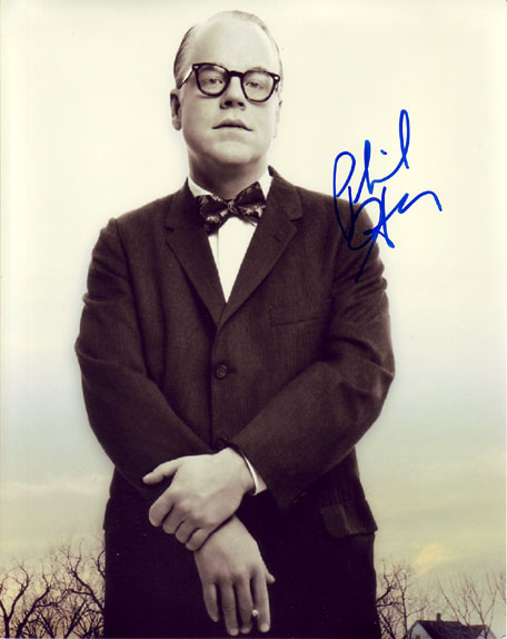 Philip Seymour Hoffman in-person autographed photo