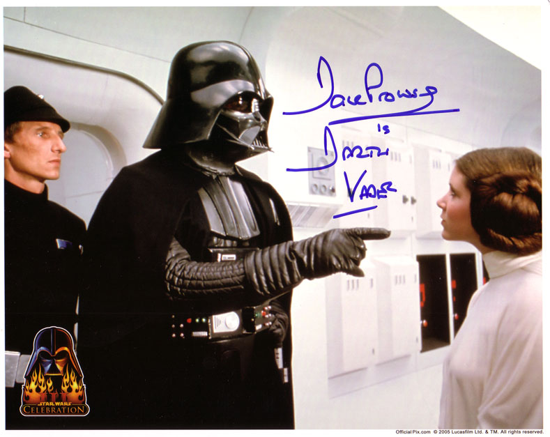 Dave Prowse in-person autographed Photo