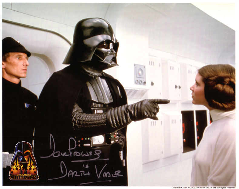 Dave Prowse in-person autographed Photo