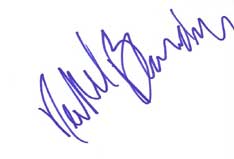 Rachel Blanchard Autographed Index Card