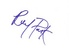 Ray Park Autographed Index Card