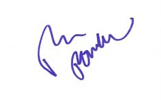 Ray Romano Autographed Index Card