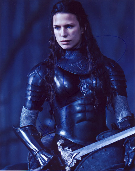 Rhona Mitra in-person autographed photo