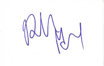 Richard Grieco Autographed Index Card