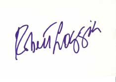 Robert Loggia Autographed Index Card