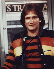 Robin Williams autographed photo for sale