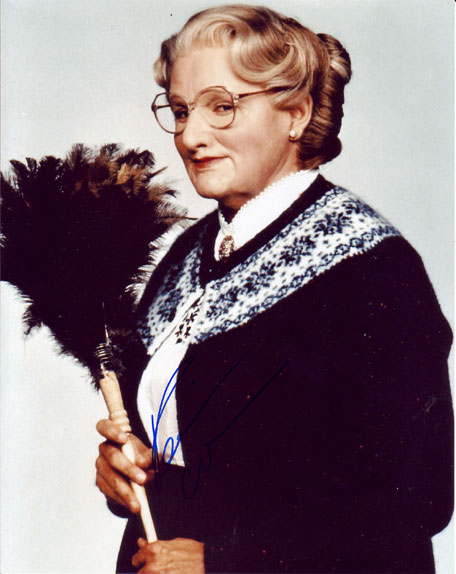 Robin Williams in-person autographed photo
