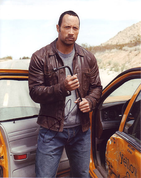 Dwayne The Rock Johnson in-person autographed photo