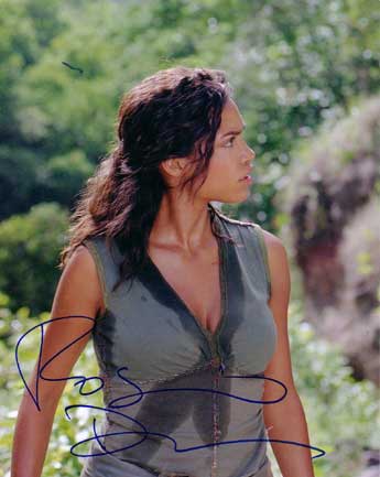 Rosario Dawson in-person autographed photo
