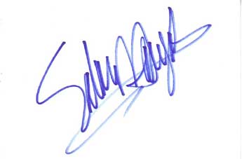 Salma Hayek Autographed Index Card
