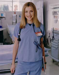 Sarah Chalke autographed photo for sale