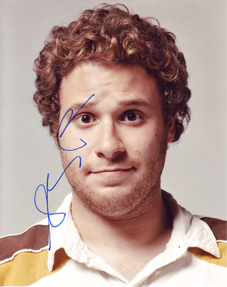 Seth Rogen in-person autographed photo