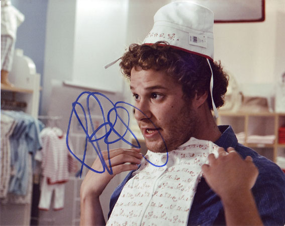 Seth Rogen in-person autographed photo
