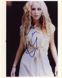 Shakira in-person autographed photo