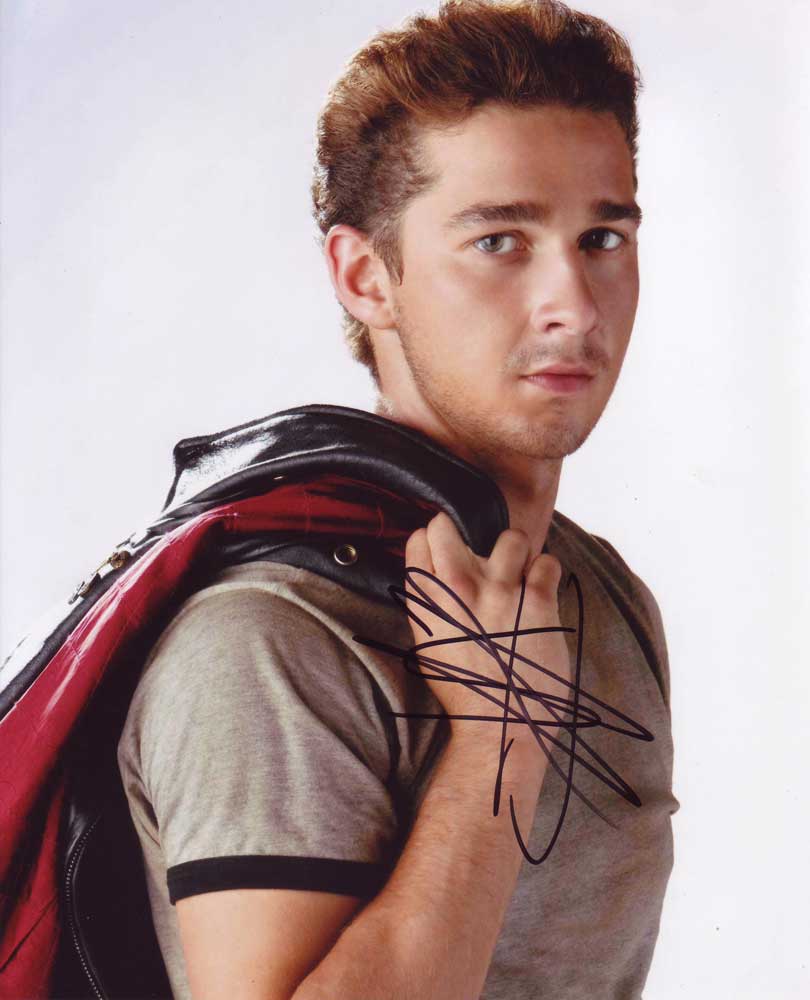 Shia LaBeouf in-person autographed photo