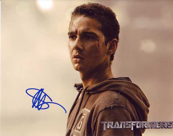 Shia LaBeouf in-person autographed photo