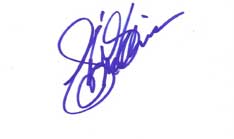 Shirley MacLaine Autographed Index Card