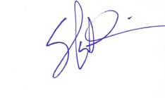 Skeet Ulrich Autographed Index Card