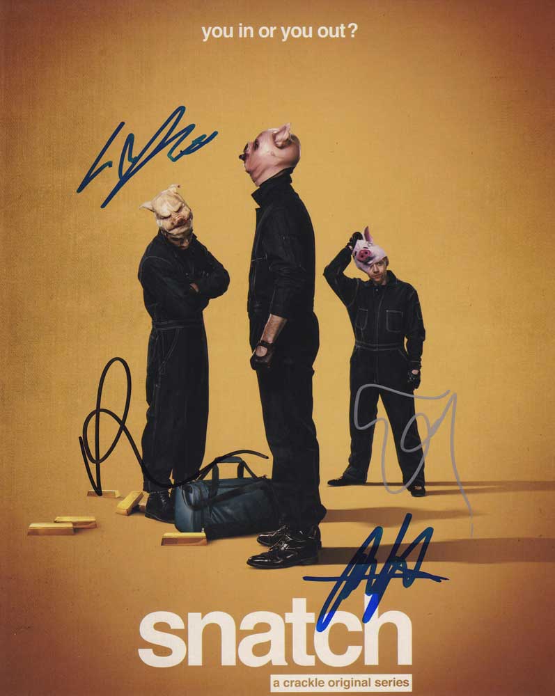 Snatch In-person autographed Cast Photo